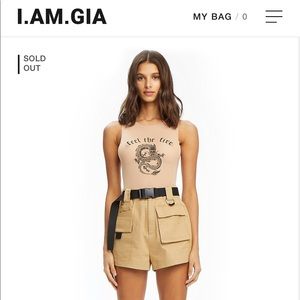 I Am Gia Harper Short Tan